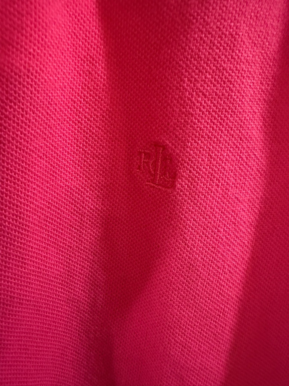 Ralph Lauren Women’s Bright Pink Polo Shirt - Picture 2 of 5